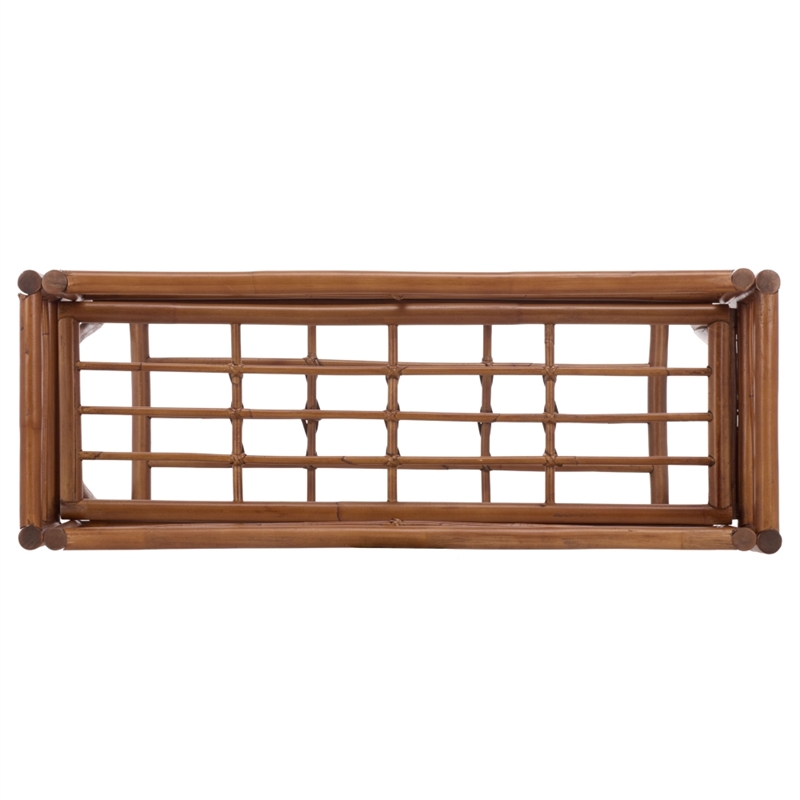 Safavieh Julep Small Wood Plant Stand Console  in Natural / Brown