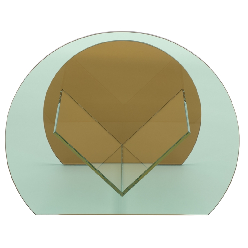Safavieh Sera Tinted Glass Book Display  in Multi-Color