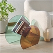 Safavieh Sera Tinted Glass Book Display  in Multi-Color