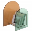 Safavieh Ares Tinted Glass Book Display  in Multi-Color