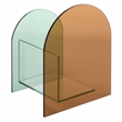 Safavieh Ares Tinted Glass Book Display  in Multi-Color