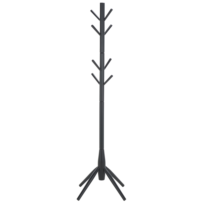 Safavieh Sergius Wood Coat Stand in Black