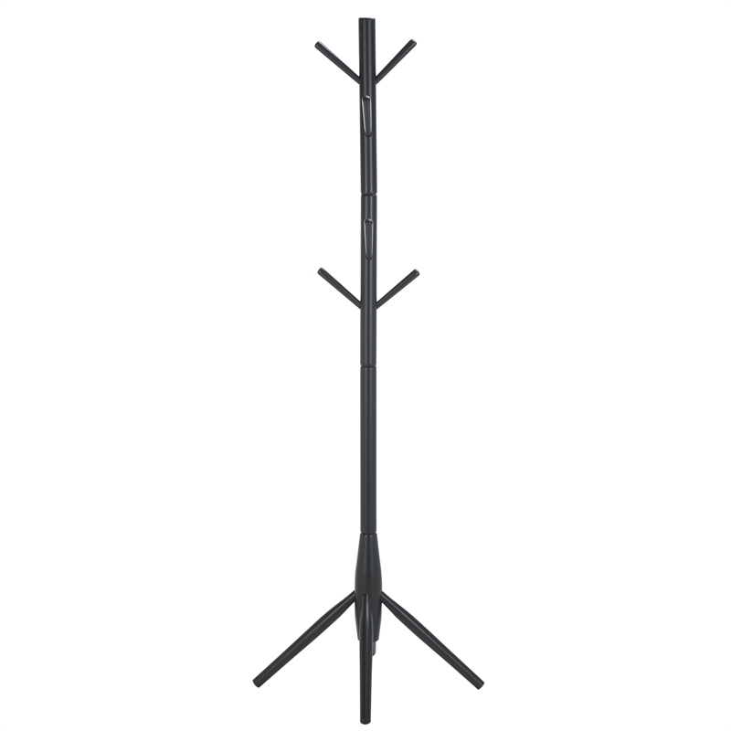 Safavieh Sergius Wood Coat Stand in Black