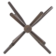 Safavieh Sergius Wood Coat Stand in Dark Walnut