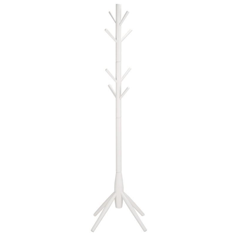 Safavieh Sergius Wood Coat Stand in White