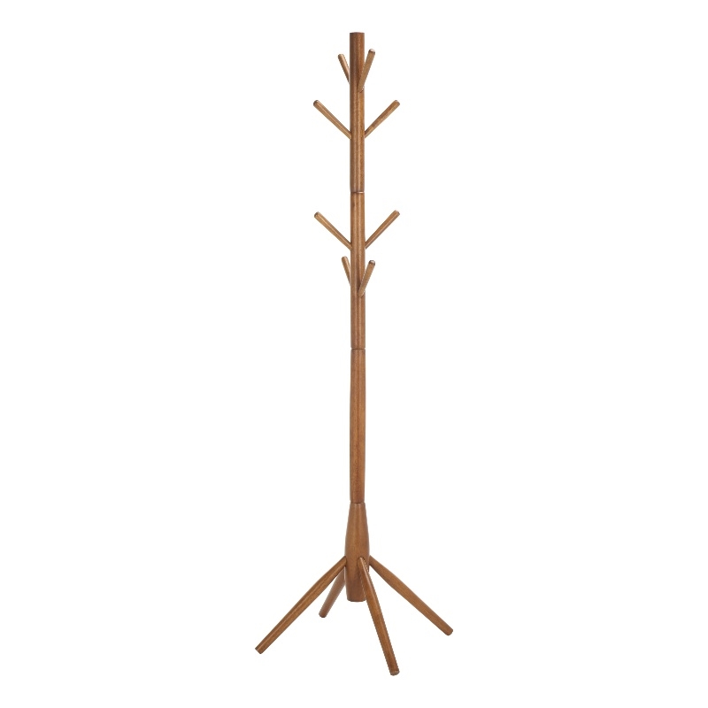 Safavieh Sergius Wood Coat Stand in Brown
