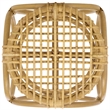 Safavieh Miroslava Rattan Accent Stool  in Natural