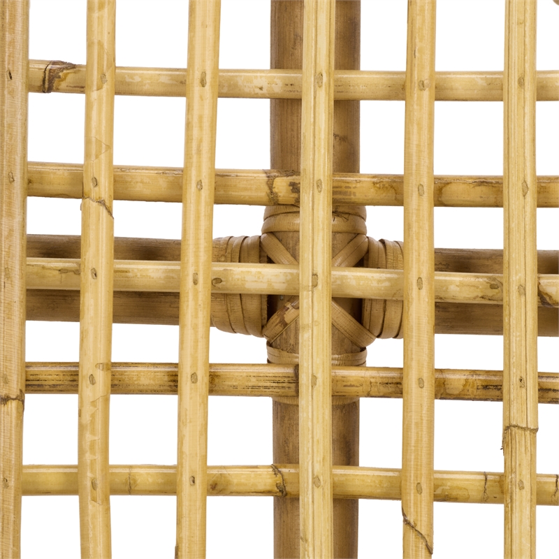 Safavieh Miroslava Rattan Accent Stool  in Natural