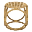 Safavieh Miroslava Rattan Accent Stool  in Natural