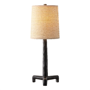 Safavieh Soline Resin Table Lamp in Black / Natural