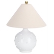 Safavieh Leanni Resin and Fabric Table Lamp in White