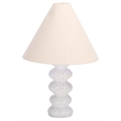 Safavieh Luana Resin and Fabric Table Lamp in White