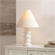 Safavieh Luana Resin and Fabric Table Lamp in White