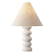 Safavieh Luana Resin and Fabric Table Lamp in White