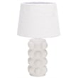 Safavieh Milou Ceramic and Fabric Table Lamp  in White