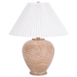 Safavieh Claude Resin and Fabric Table Lamp in Brown