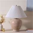 Safavieh Claude Resin and Fabric Table Lamp in Brown