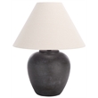Safavieh Lucila Resin and Fabric Table Lamp  in Black