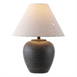 Safavieh Lucila Resin and Fabric Table Lamp  in Black