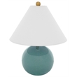 Safavieh Giana Ceramic and Fabric Table Lamp in Blue