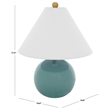 Safavieh Giana Ceramic and Fabric Table Lamp in Blue