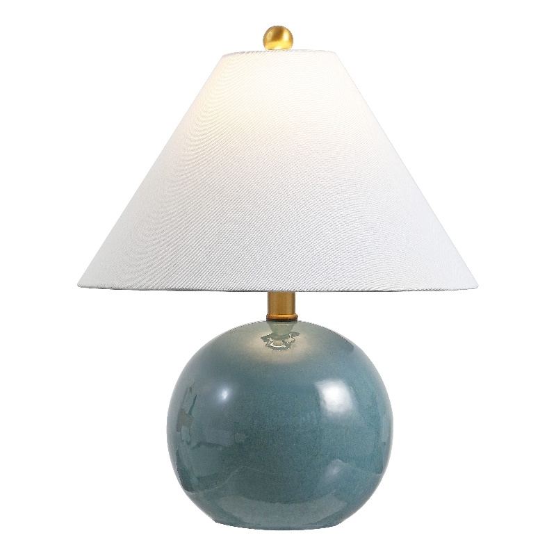 Safavieh Giana Ceramic and Fabric Table Lamp in Blue