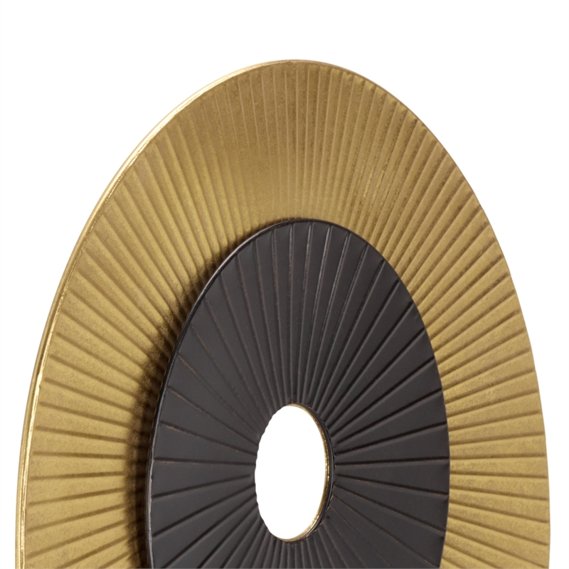 Safavieh Cathy Eclipse Discs Set Of 2 Iron in Gold / Black