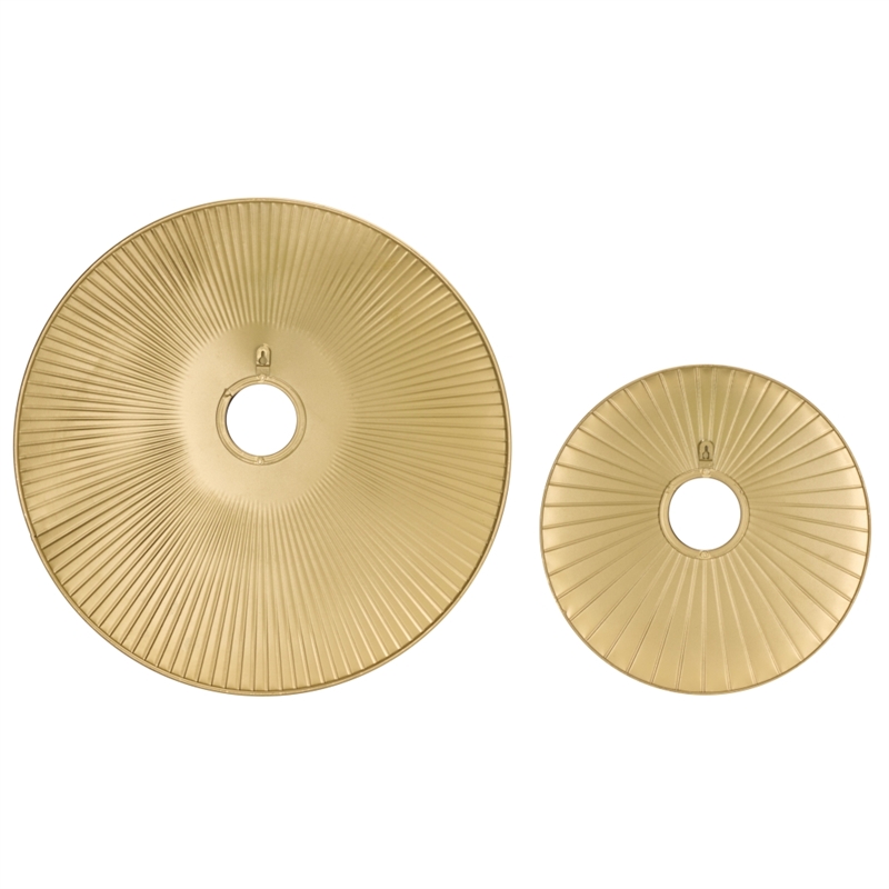 Safavieh Cathy Eclipse Discs Set Of 2 Iron in Gold / Black