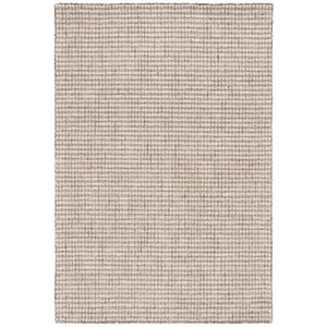 Safavieh Abstract 8'-0&quot x 10'-0&quot Wool and Jute Hand Tufted Rug in Beige / Gray