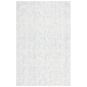 Safavieh Abstract 2'-0&quot x 3'-0&quot Wool  Hand Tufted Rug in Light Blue / Ivory
