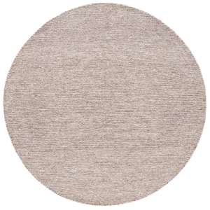 Safavieh Abstract 6'-0&quot x 6'-0&quot Wool and Jute Hand Tufted Rug in Ivory