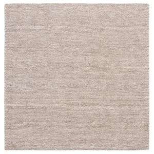 Safavieh Abstract 6'-0&quot x 6'-0&quot Wool and Jute Hand Tufted Rug in Ivory