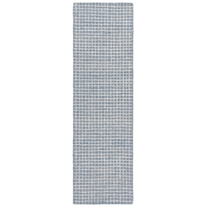 Safavieh Abstract 2'-3&quot x 8'-0&quot Polyester and Cotton Hand Tufted RuginIvory/Blue