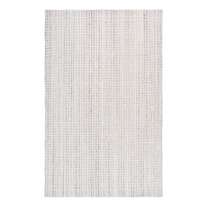 Safavieh Abstract 5'-0&quot x 8'-0&quot Wool and Cotton Hand Tufted Rug in Natural/Ivory