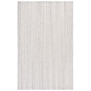 Safavieh Abstract 6'-0&quot x 9'-0&quot Wool and Cotton Hand Tufted Rug in Natural/Ivory