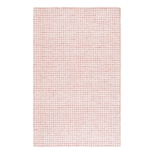 Safavieh Abstract 5'-0&quot x 8'-0&quot Polyester Hand Tufted Rug in Ivory / Blush