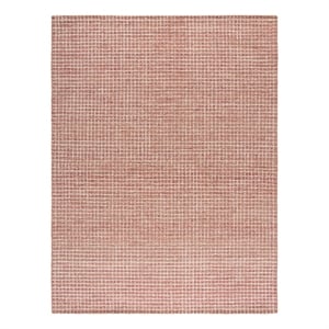Safavieh Abstract 9'-0&quot x 12'-0&quot Polyester Hand Tufted Rug in Ivory / Blush