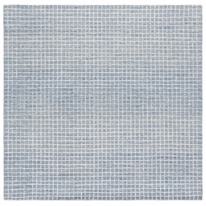 Safavieh Abstract 6'-0&quot x 6'-0&quot Polyester and Cotton Hand Tufted RuginIvory/Blue