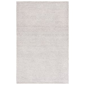 Safavieh Abstract 6'-0&quot x 9'-0&quot Polyester  Hand Tufted Rug in Silver / Taupe