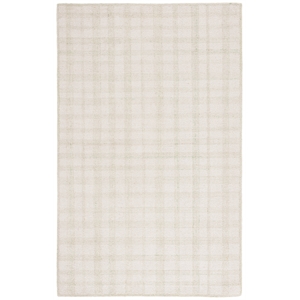 Safavieh Abstract 4'-0&quot x 6'-0&quot Wool Hand Tufted Rug in Ivory / Sage