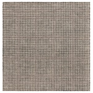 Safavieh Abstract 6'-0&quot x 6'-0&quot Wool and Cotton Hand Tufted RuginBeige/Dark Gray