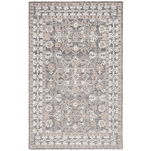 Safavieh Antiquity 6'-0&quot x 9'-0&quot Wool and Polyester Hand Tufted RuginIvory/Brown