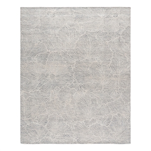 Safavieh Ebony 10'-0&quot x 14'-0&quot Wool and Cotton Hand Tufted Rug in Gray / Ivory