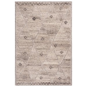 Safavieh Casablanca Shag 6'-0&quot x 6'-0&quot Wool Hand Tufted Rug in Natural / Beige