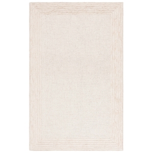 Safavieh Ebony 2'-0&quot x 3'-0&quot Wool and Cotton Hand Tufted Rug in Ivory / Beige