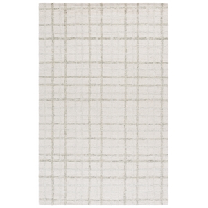 Safavieh Ebony 2'-0&quot x 3'-0&quot Wool and Cotton Hand Tufted Rug in Sage / Ivory