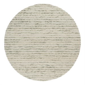 Safavieh Ebony 6'-0&quot x 6'-0&quot Wool and Cotton Hand Tufted Rug in Green / Ivory
