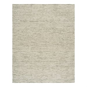 Safavieh Ebony 8'-0&quot x 10'-0&quot Wool and Cotton Hand Tufted Rug in Green / Ivory