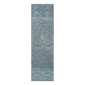 Safavieh Ebony 2'-3&quot x 8'-0&quot Wool  Hand Tufted Rug in Blue