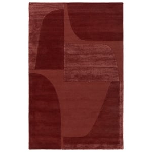 Safavieh Fifth Avenue 2'-0&quot x 3'-0&quot Wool  Hand Tufted Rug in Rust